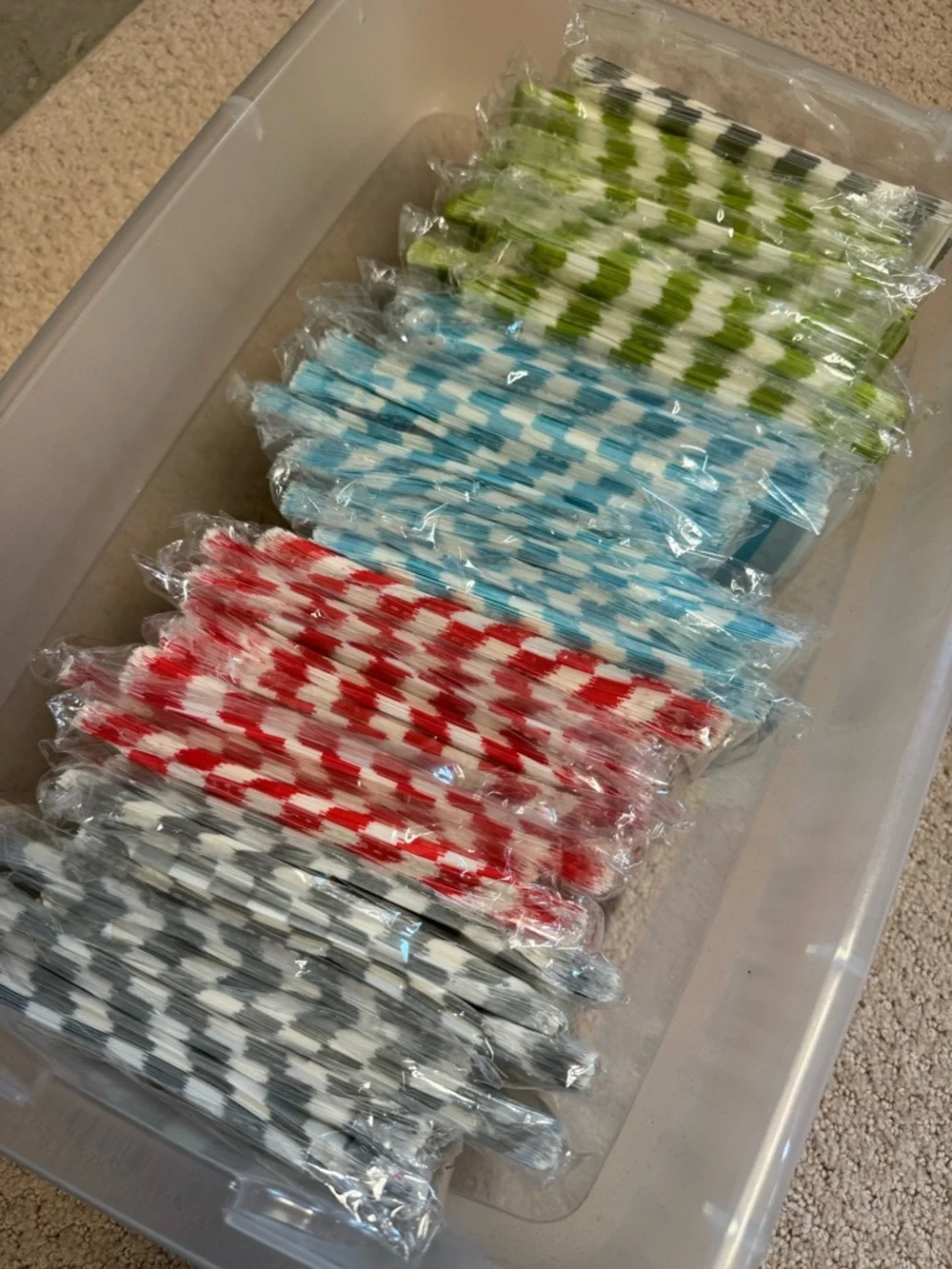 PICK YOUR PLUM multiple packs of Striped single serve striped bags
